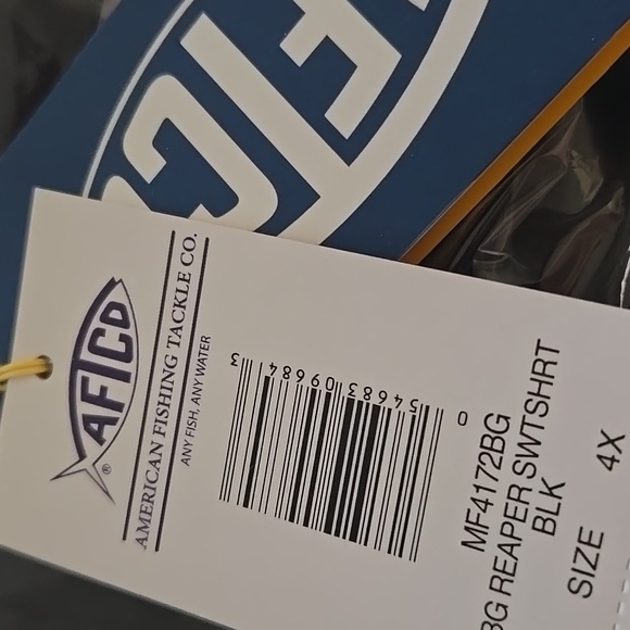 NWT Big Man AFTCO "REAPER," FISHERMAN HOODIE - Picture 8 of 12